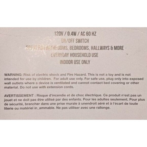 Bundle of 2 Night Lights Kids 120 Volt LED Night Lights Pink "It's the Little Th - Picture 3 of 3